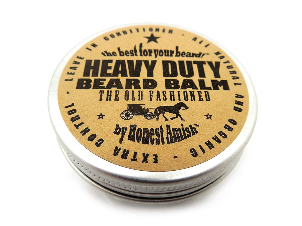 Honest Amish - barba pesada Balm - 2 onzas - Acondicionador de barba