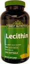 Finest Nutrition Lecithin 1200mg Softgels 200 ea por Finest Nutrition