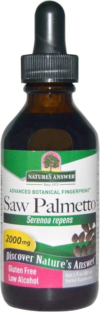 Respuesta de la naturaleza Saw Palmetto Berry Extract 2 Fluid Ounce ← Apoyo de la próstata  Natural Urinary Health