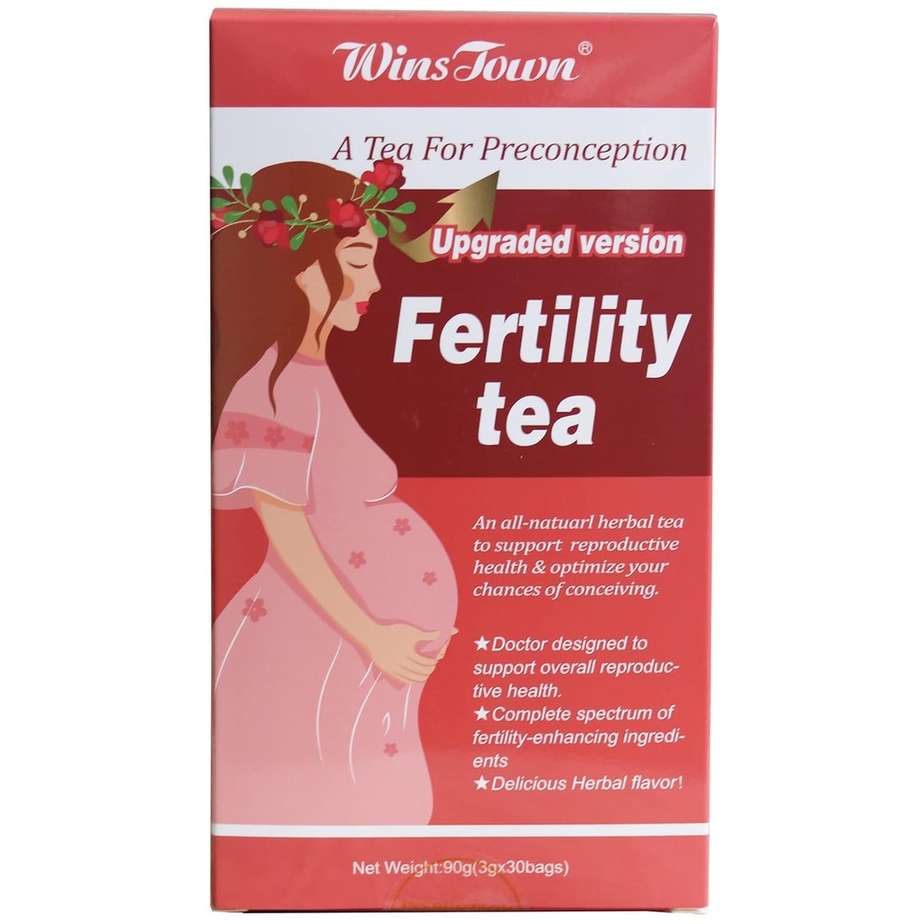 Fertilidad Tea for Women Preconception, Supports Ovulation, Conception & Hormonal Balance, 30 Tea Bags