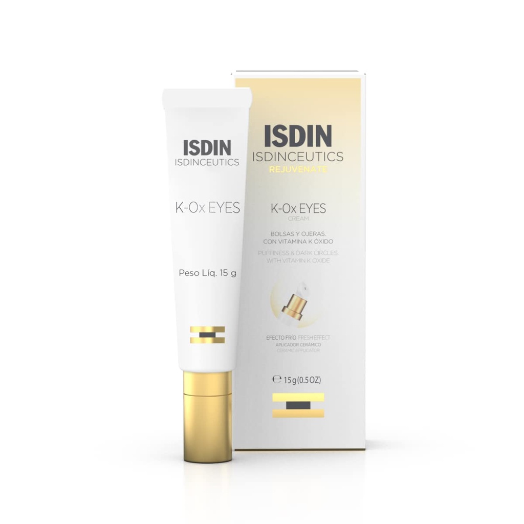 ISDIN Isdinceutics K-Ox Eyes - Rich Vitamin K Oxide Eye Cream for Dark Circles and Under-Eye Rejuvenation, 0.5 OZ