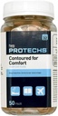 Flents Protechs Disposable Foam Ear Plugs, Contoured for Comfort, Ideal para el trabajo, Loud Noise, Heavy Machinery, Construction, Studying, Shooting &amp; Traveling, NRR 32, Beige, Easy to Use, 50 Pair