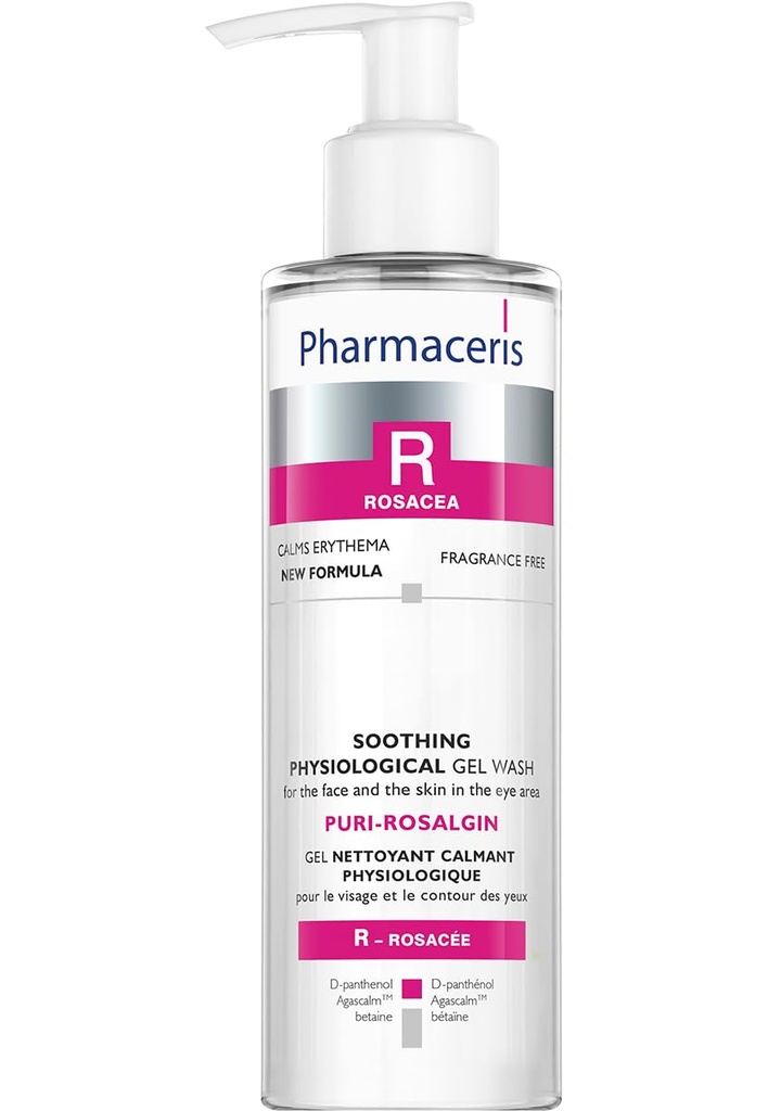 Pharmaceris R - PURI-ROSALGIN cara gel lavado para piel de Rosacea (200 ml) por Dr. Irena Eris - Pharmaceris R
