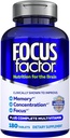 Focus Factor Brain Supplement Multivitamin Improve Memory and Clarity Boost Concentration Neuro Energy Learning Reasoning for Men and Women 180 Tablets