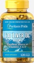 Puritans Pride Cod Liver Oil, 1000 Mg, 120 Conde
