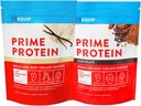 Equip Foods Chocolate Prime Protein Powder - Vainilla &amp; Chocolate - Grass-Fed Isolate Beef Protein Powder - Paleo y Gluten Free Protein Powder - Helps Build and Repair Tissue, Gluten Free