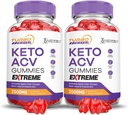 Laboratorios justificados (2 Pack Turbo Ripped Keto ACV Gummies Extreme 2000MG Turbo Ripped Keto Gummies Apple Sider Vinegar Formulado con Powder Pomegranate Beet Juice B12 Vegan Non GMO 120 Gummys