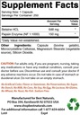 Best Naturals Betaine HCL 648 mg " Ashwagandha Extract 500 Mg