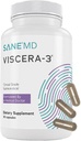 SANE MD - Viscera 3 Postbióticos con Tributyrin - Suplemento de Butyrate de Sodio para Alivio de Gas y Bloating - Salud de Gut - IBS & Líquido Suplemento de Ácido Butírico - NSF certificado - 30 cápsulas