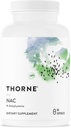 THORNE - NAC - N-Acetylcysteine - 500mg - Soporta la salud respiratoria & función inmunológica - promueve el hígado " Kidney Detox* - Gluten, Dairy " Soy-Free - 90 Servimientos