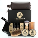 Beard Care Kit Regalos para Hombres, 9 Pcs Beard Grooming Kit, Beard Club Kit es un regalo único para hombre amigo de marido de papá, aniversario del Día del Padre Cumpleaños Boda Navidad regalo ideas para él jefe