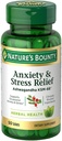 Bounty Stress Relief Ashwagandha KSM 66 Tablets, Mood Support, 50 Conde