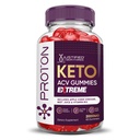 Justified Laboratories Proton Keto ACV Gummies Extreme (2000 mg) - 60 Count - Formulated with Apple Cider Vinegar, Folate & Vitamin B12 - Non-GMO, Vegan, Gluten Free - 30 Servings