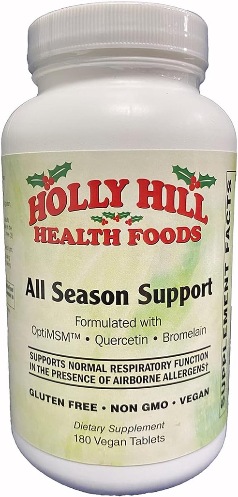 Holly Hill Health Foods All Season Support (Formerly Aller-7), 180 Vegan Tablets