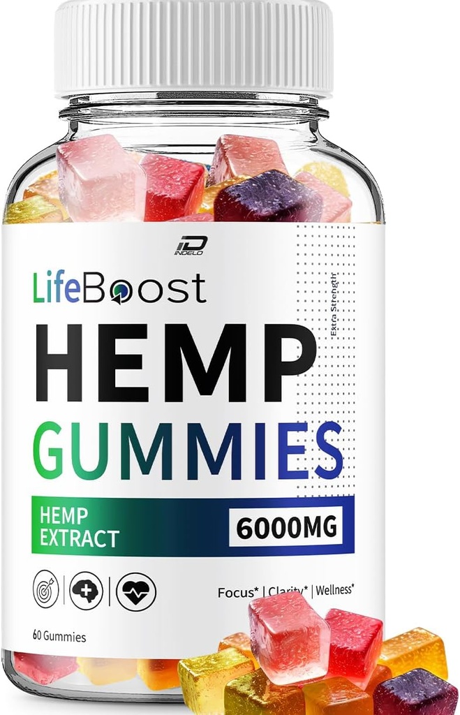 Life Boost Hemp Gummies - with Hemp Seed Extract LifeBoost Hemp Gummies Tinnitus Herbal Supplement, Health and Wellness Support, All Natural Life Boost Hemp Gummy (1 Pack - 60 Gummies)