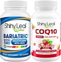 Bariatric Multivitamin with Iron One Capsule Por Day and CoQ10 100mg Suplemento para la salud del cerebro y la gestión de la energía para mujeres y hombres - 1 Month Supply