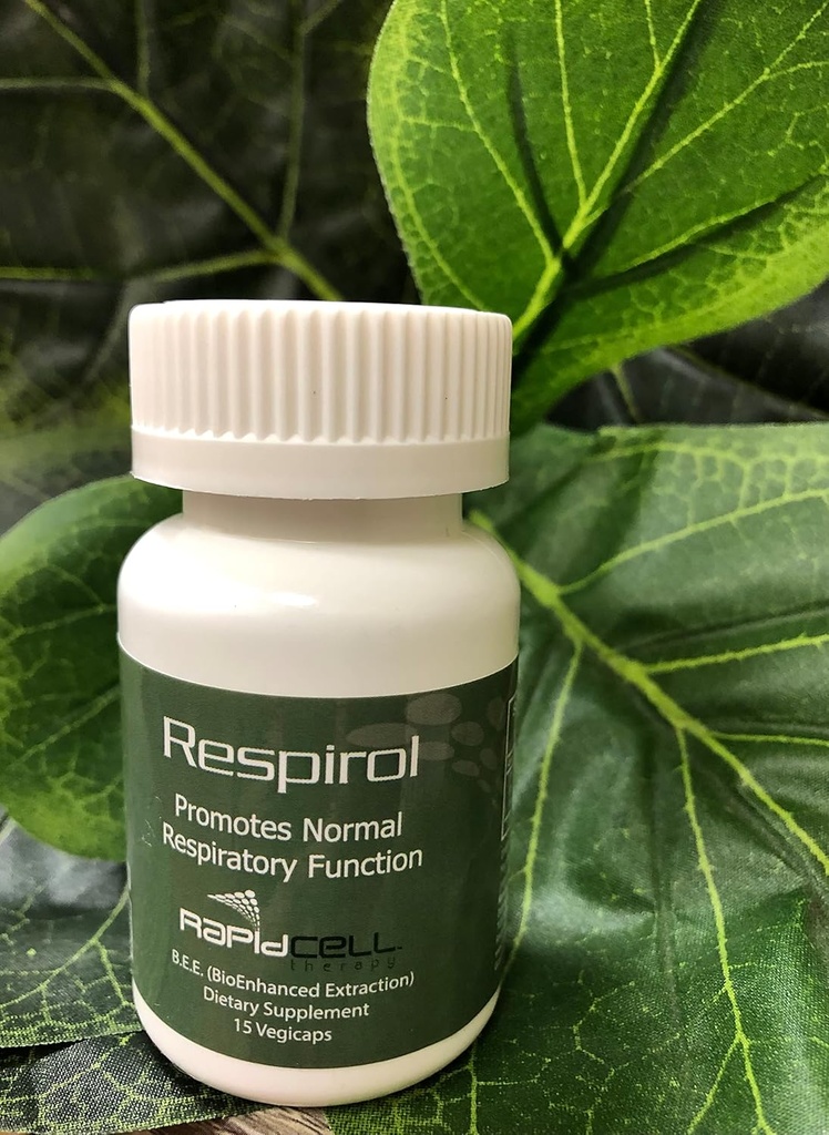 RESPIROL 15 Capsules/Bottle promueve la función respiratoria normal