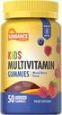 Sundance Kids Multivitamin Gummies ← con vitaminas D3, C, B12 y Zinc Silencio 50 Conde ← Mixed Berry Flavor  Vegetarian, Non-GMO & Gluten Free Supplement
