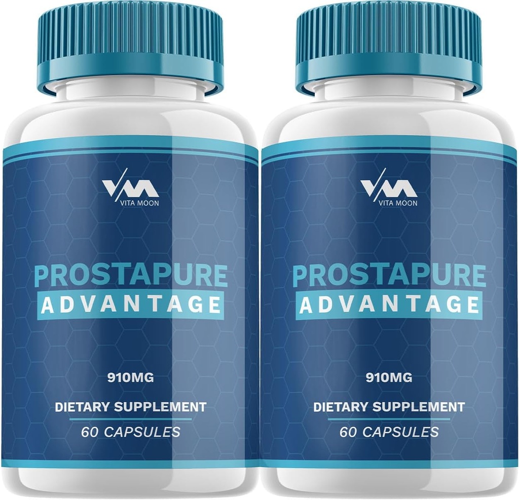 (2 Pack) ProstaPure Prostate Support Capsules – Prosta Pure Pills Supplement, Maximum Strength, Nueva Formulación Multivitamínica Mejorada, ProstaPure Reviews, 120 cápsulas