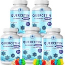Quercetina Gummies - Quercetina con bromelaina Vitamina C + Zinc Vitamina D3 – Quercetina Chewable 900mg Suplementos - Quercetina para niños y adultos (5)