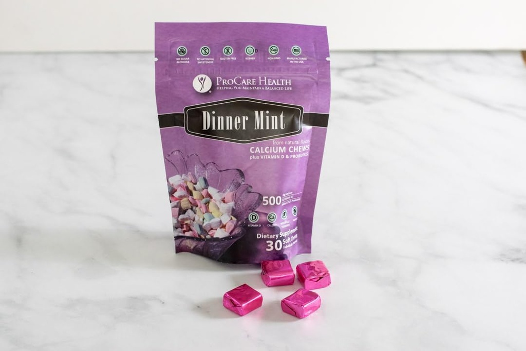 ProCare Health ← TruCal Calcium Soft Chew ← Dinner Mint  500mg Calcium