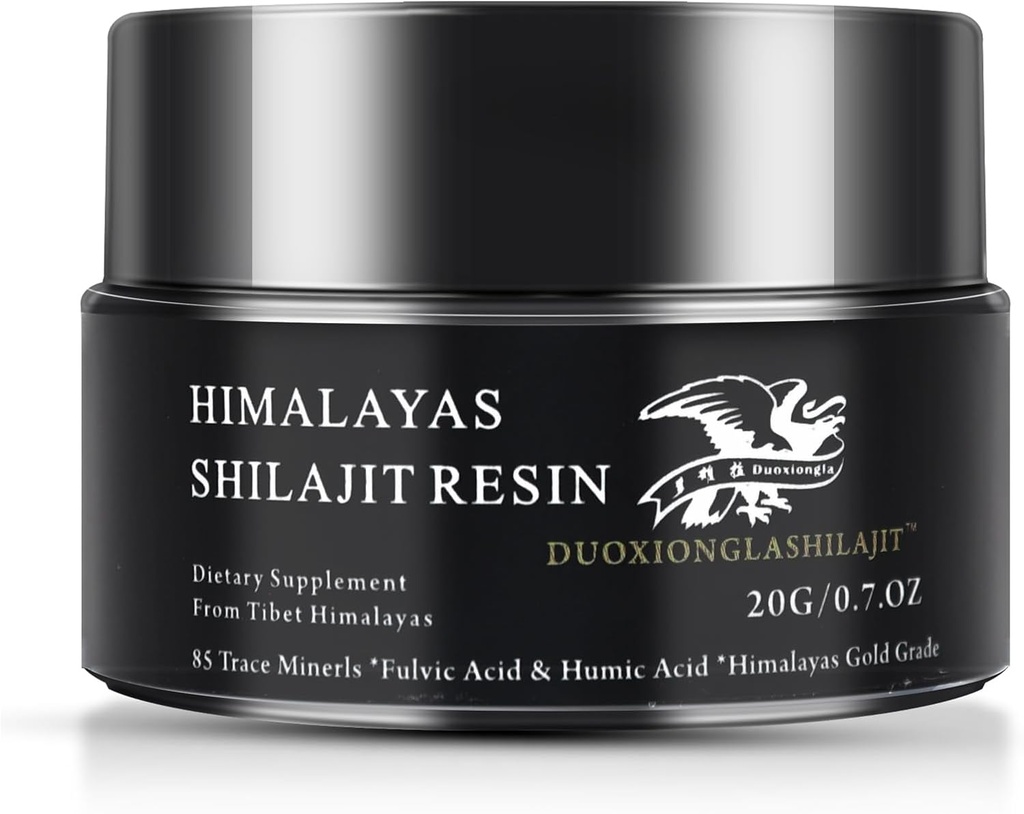 Himalayas Shilajit Resin - Pure Golden Grade TENIDO 100% Natural con 85+ Trace Minerals TEN Energy Boost &amp; Immune Support for Men &amp; Women ← Lab Tested TEN 20g, 100 Servings