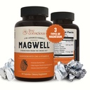 Conscious Magwell Magnesium Zinc &amp; Vitamina D3 - Magnesium Glycinate, Malate, " Citrate - Triple Suplemento para Hombres Mujer - para el sueño, el hueso, el corazón, Immune Support - 120 Caps