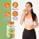Sour Apple saboreado Vitamina C Gummies Mega Dose - 1050 mg Vitamina C - Boosts Sistema Inmunitario y soporta la salud cardíaca - Gran Tasting y Fácil de Tragar (2 Pack)