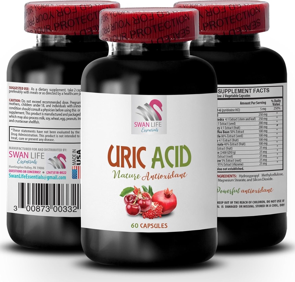 ácido úrico inferior natural - URIC ACID - ácido úrico inferior, alimentos de ácido úrico alto, síntomas de ácido úrico alto, causas de ácido úrico alto, ácido úrico inferior naturalmente, suplementos para ácido úrico 1Bot 60Caps