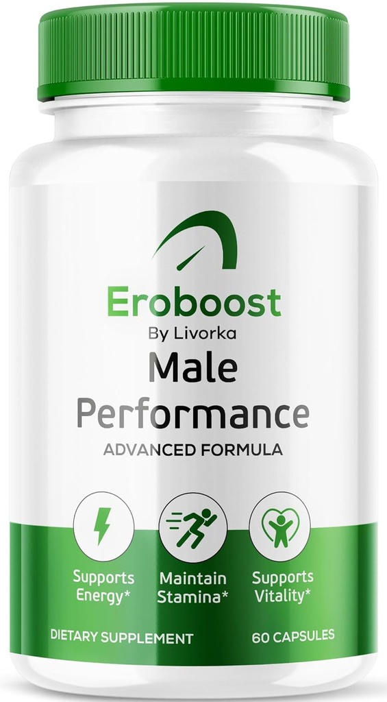 LIVORKA Eroboost Suplemento para Hombre – Hombre Performance Advanced Formula - 60 cápsulas para 1 mes