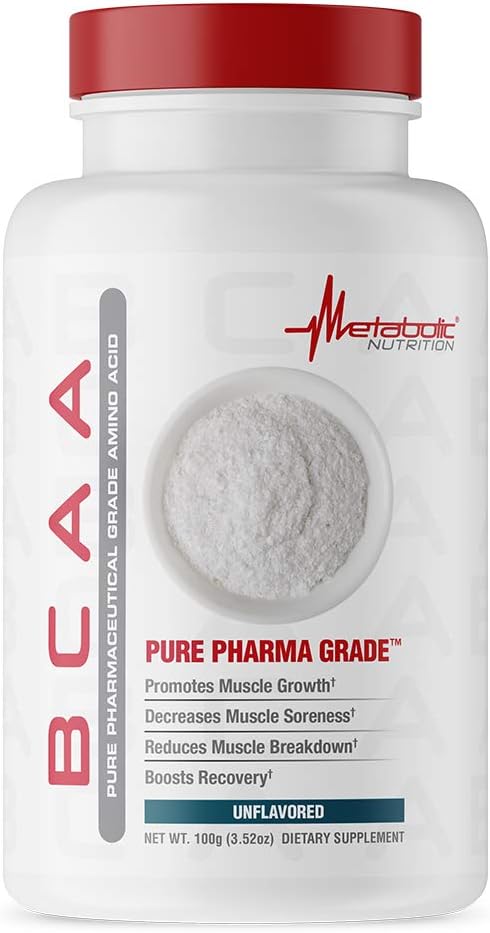 Nutrición metabólica BCAA, 100 gramos Polvo