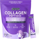 DRFOSTER Collagen-Peptides-Powder-Packets - Multi Tipo I II III V X Collagen para Mujeres con Blend Antioxidante + Vitamina C &amp; E para la piel, el pelo, la uñas " Conjunto, No GMO, 30 Stick Packs