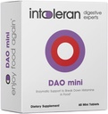 Intoleran DAO Mini Digestive Enzymes - 60 Tablets ← Suplemento para la Intolerancia de Histaminas " DAO Deficiency peru Healthy Histamine Levels ← 30,000 HDU Pure Diamine Oxidase (DAO) Enzyme ← Coated
