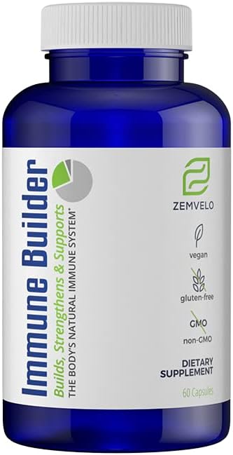 Immune Builder Capsule Suplemento ← Ideal para viajar Silencioso para maestros Silencioso para los trabajadores de la salud Anterior Immune Support ¦ Build Immune System with 2 Capsules, 2X Daily Silencio Seguro para niños