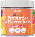 Niños Probióticos y Electrolitos Polvo - Electrolito Polvo para Hidratación, Digestivo y Soporte Inmunitario - Probióticos con Minerales Esenciales - Electrolitos Polvo No Sugar para Niños Activos