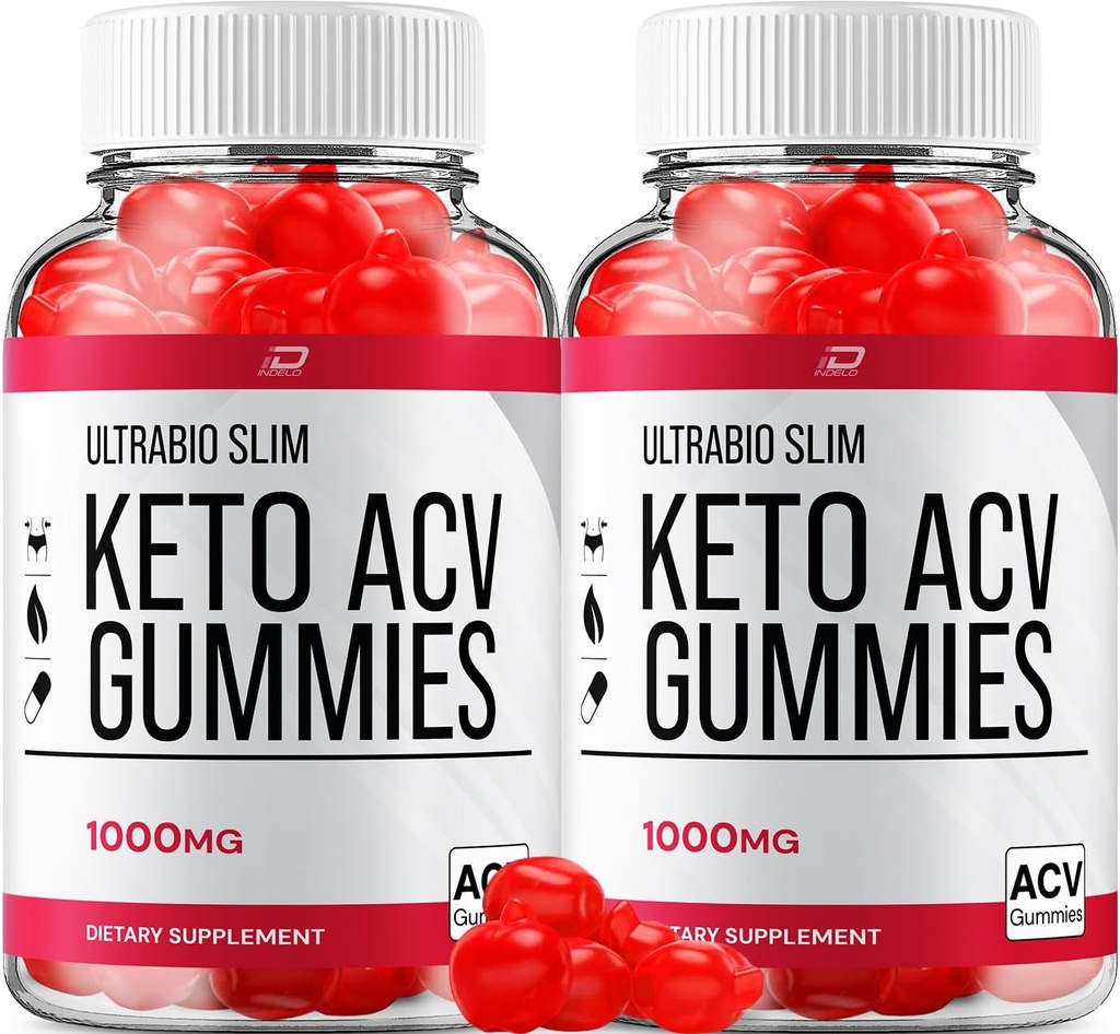 Ultra Bio Slim Keto Plus ACV Gummies Suplemento dietético - UltraBio Slim Keto Manzana Vinagre Gummies Críticas, máxima potencia BioSlim Gummies para la gestión avanzada del peso (2 Pack - 120 Gummies)