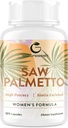 Saw Palmetto for Women Hair Loss - DHT Blocker con 5-en-1 Blend for Hair Growth, Skin & Nails, Urinary Wellness - Extra Strength Saw Palmetto Suplemento - 90 cápsulas