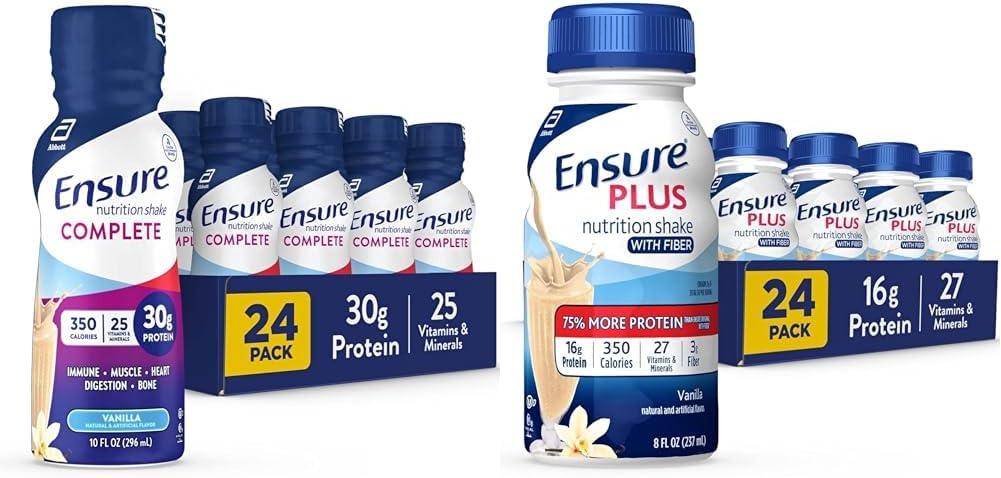 Asegurar el afeitado de Nutrición COMPLETO 30g de Protein Meal Reemplazo con Nutrientes para Salud Inmune &amp; Asegurar más el afeitado de nutrición líquido con fibra