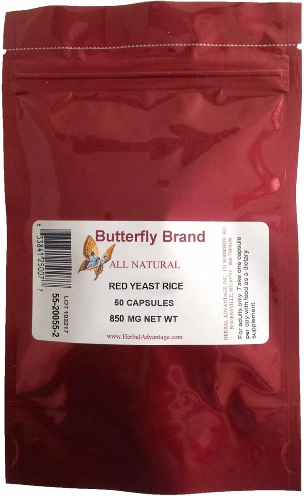 Red Yeast Rice 50 Capsules 850MG