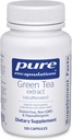 Pure Encapsulations Green Tea Extract (Decaffeinated) TEN Hypoallergenic Antioxidant Support for All Cells in The Body* TEN 120 Capsules