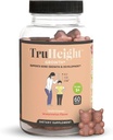 TruHeight Growth Gummies (Watermelon) Natural Growth &amp; Development Supplement for Kids & Teens - Vitamina D, K, Calcio &amp; Ashwagandha - Bone Strength Vitaminas D3 K2 - Picky Eater Vitamina - Edades 5+
