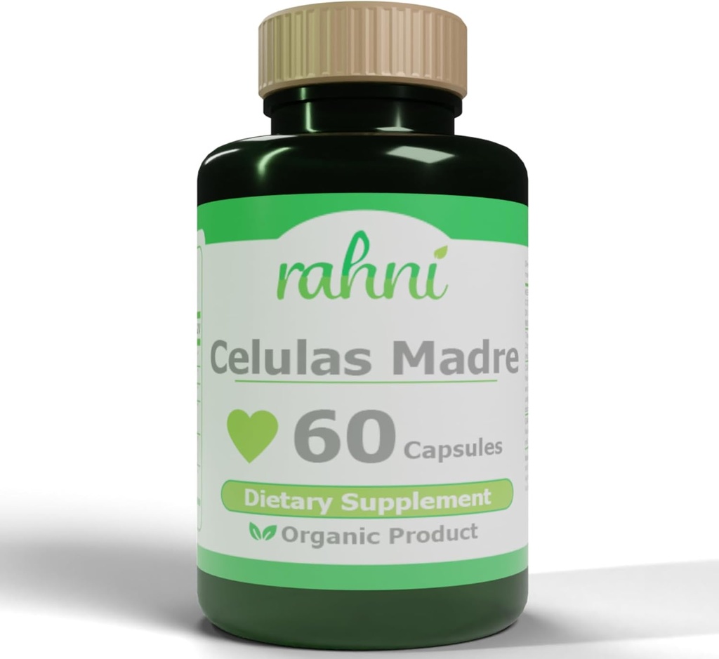 Celulas Madre, Enhancer de células madre, No GMO, Anti envejecimiento, Spirulina 200mg, Células de reposición, 60 cápsulas