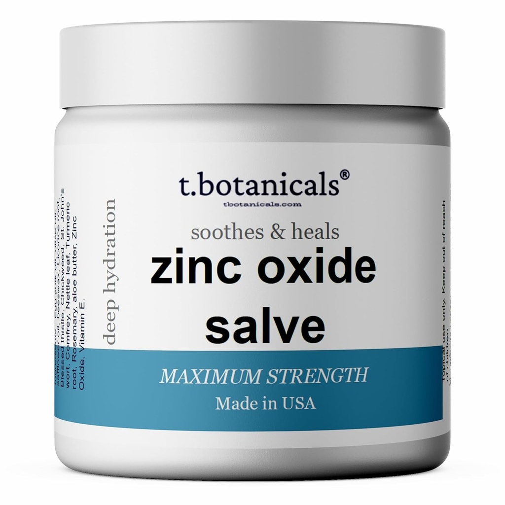 TSW Zinc Balm Zinc Oxide Salve Soothing Relief Natural Ointment Made in USA