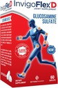 INVIGOFLEX® D - 1500mg de sulfato de Glucosamina ( Formulación Clásica) - Suplemento Conjunto Premium para rodillas, manos, espalda, " Hip Support D: Glucosamine Sulfate, cápsulas - 60 Ct