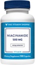 La Vitamina Shoppe Niacinamide 500MG, soporta los niveles de colesterol ya dentro del rango normal, una vez al día (100 cápsulas)