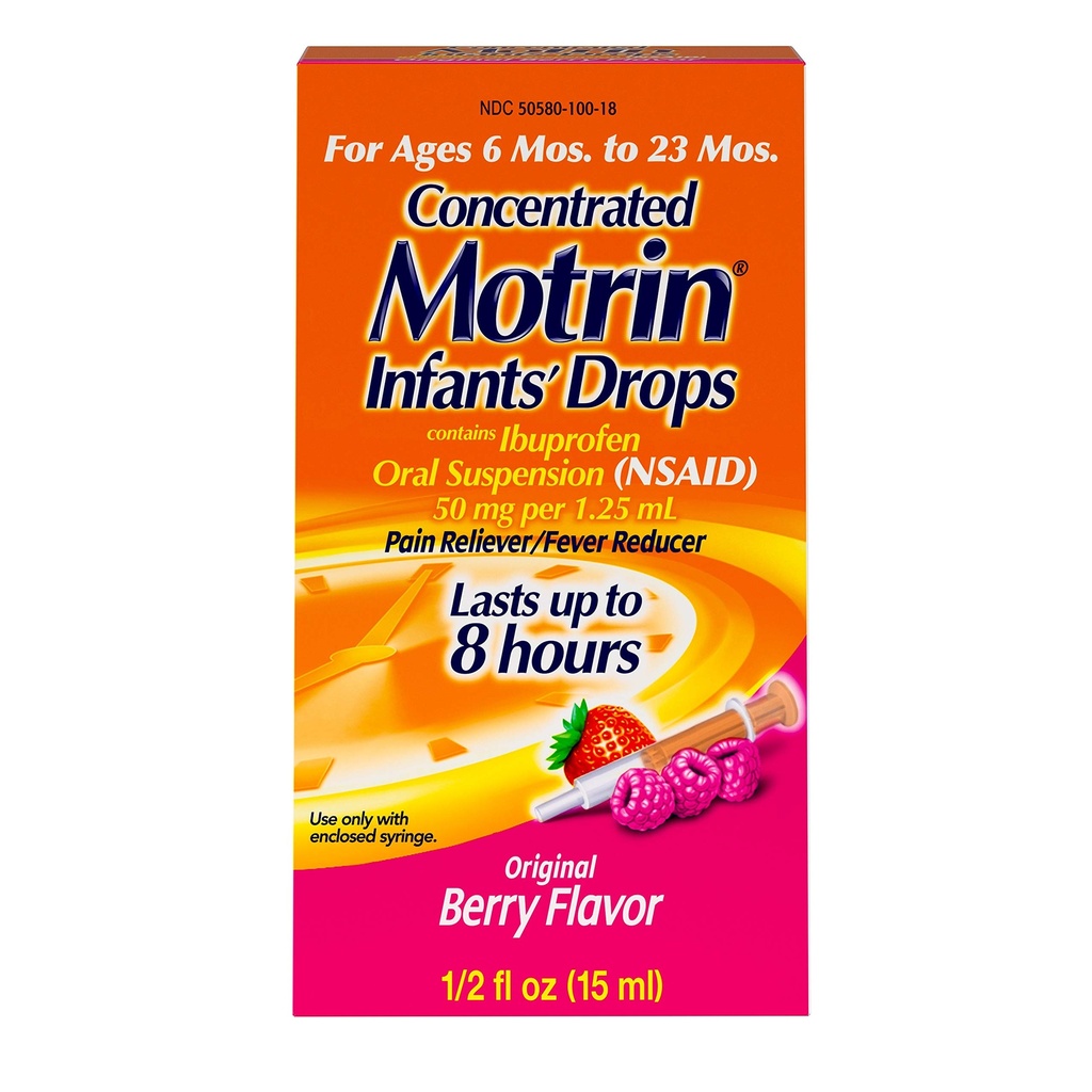 Concentrated Motrin Aspirin, 0.5 Fluid Ounce