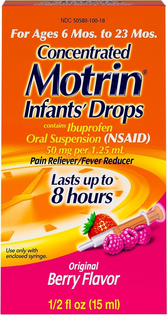 Concentrated Motrin Aspirin, 0.5 Fluid Ounce