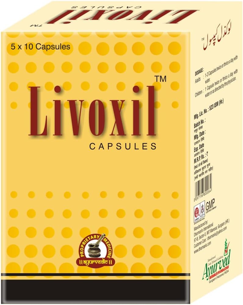 Livoxil Liver Cleanse Detox & Repair Fatty Liver Formula - Natural Liver Health Support Supplement - 200 Capsules