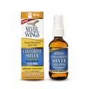 Natural Path Silver Wings Colloidal Silver - Extra Strength Liquid Immune Support Supplement- - 500ppm (2500mcg) - 2oz Spray