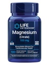 Ampliación de vida Magnesio Citrate 100 mg Capsules vegetarianos, Azul, 100 Conde